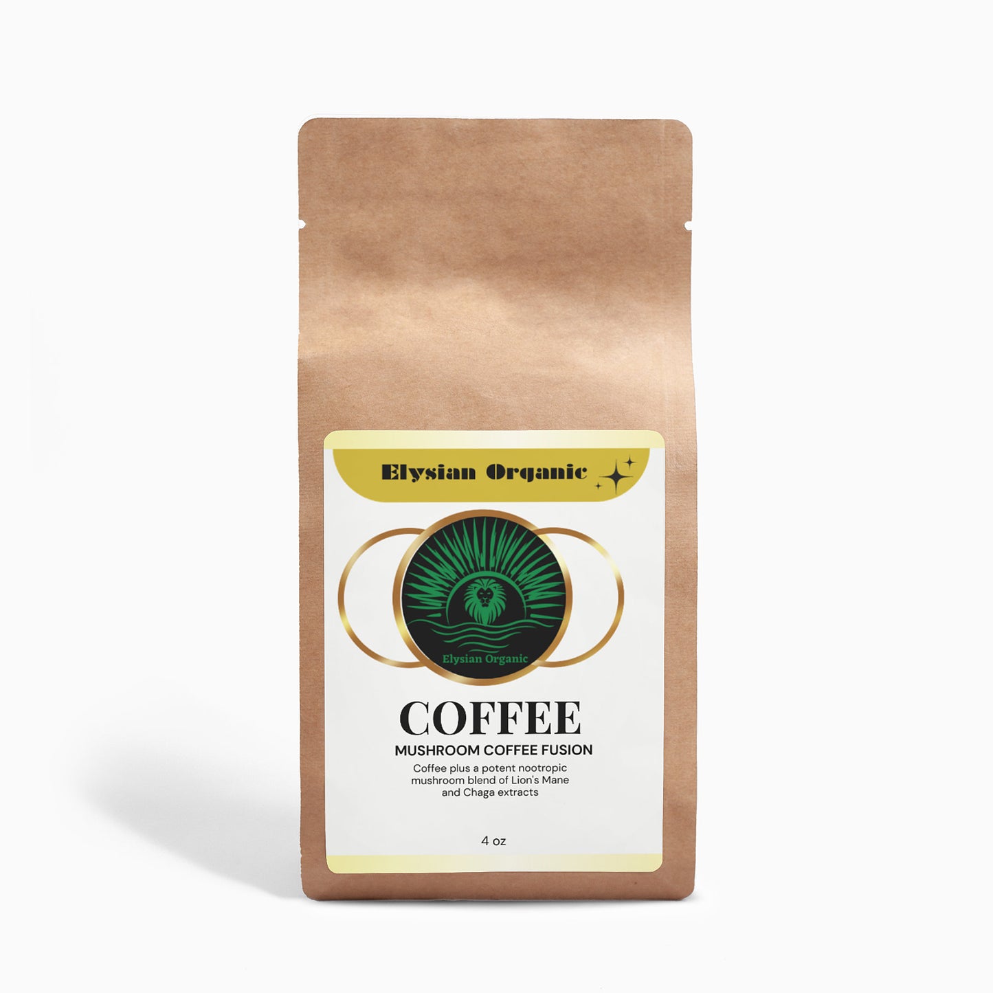 Mushroom Coffee Fusion - Lion’s Mane & Chaga 4oz