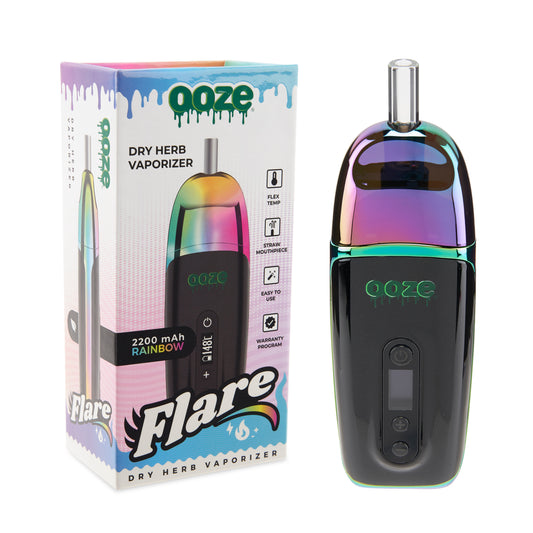 Ooze Flare Dry Herb Vaporizer - (4 Available Colors) (Tobacco Free-Use Product)