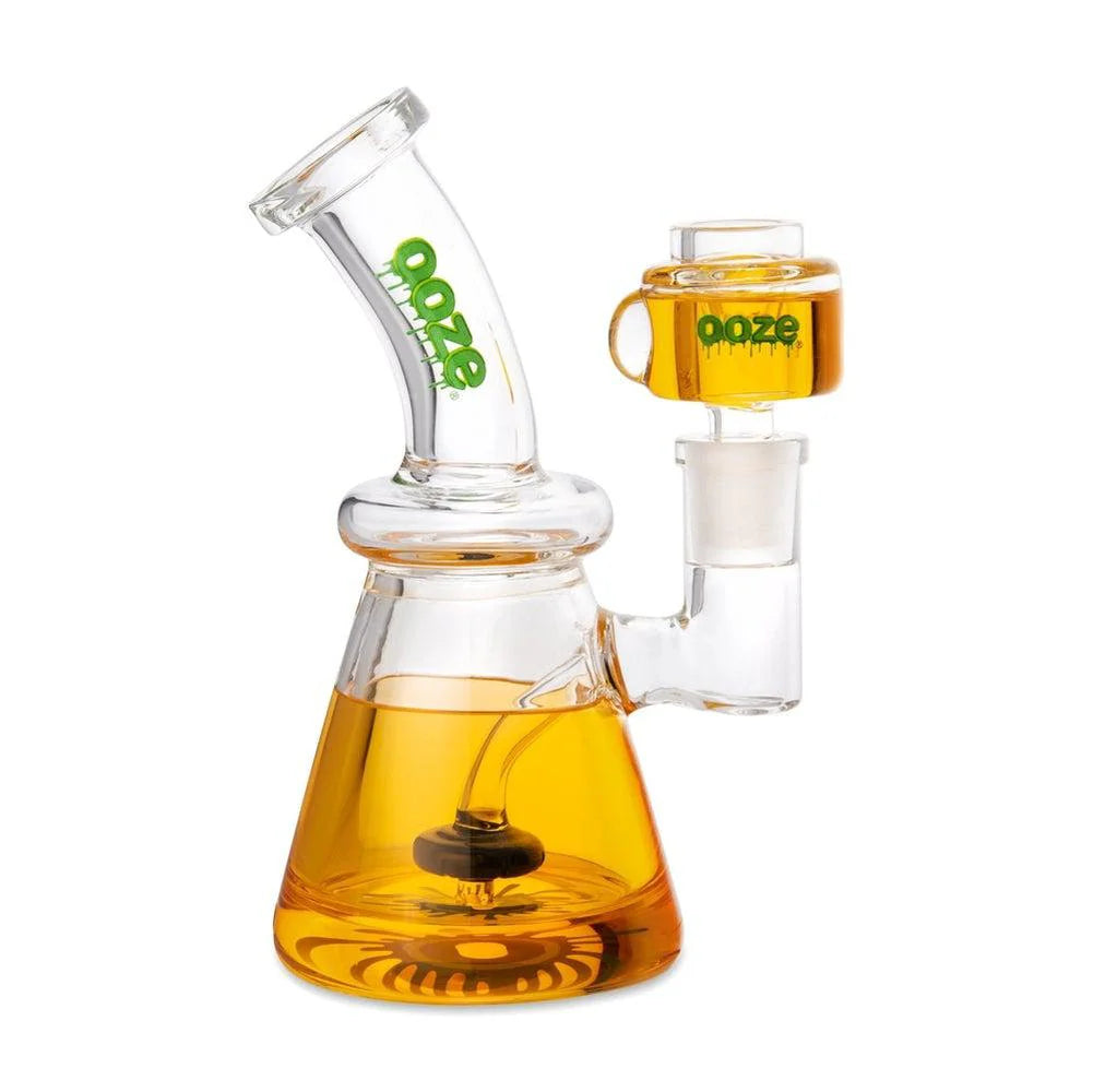 Ooze Glyco Bong Glycerin Chilled Glass Water Pipe (6- Colors) (Tobacco Free-Use Product)