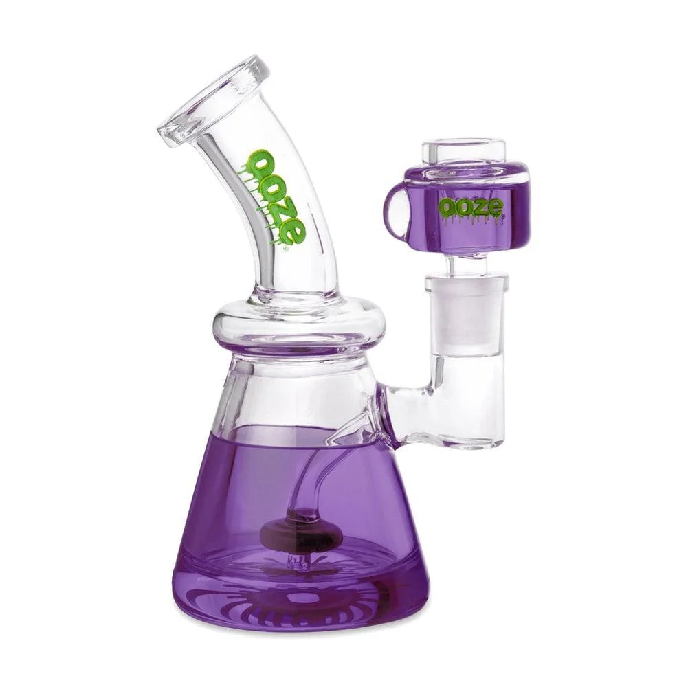 Ooze Glyco Bong Glycerin Chilled Glass Water Pipe (6- Colors) (Tobacco Free-Use Product)