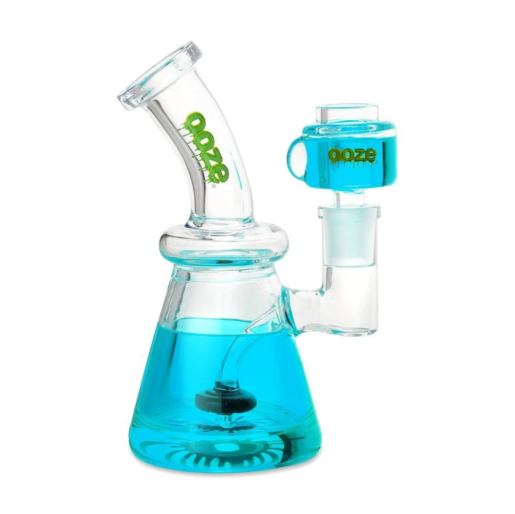 Ooze Glyco Bong Glycerin Chilled Glass Water Pipe (6- Colors) (Tobacco Free-Use Product)