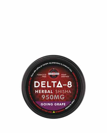 Delta 8 Shisha Going Grape 950mg (Tobacco Free)