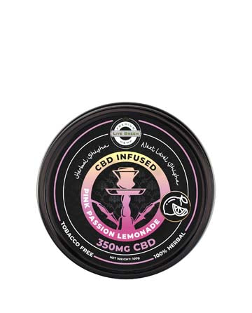 CBD Infused Herbal Shisha Pink Passion Lemonade 350mg (Tobacco Free)